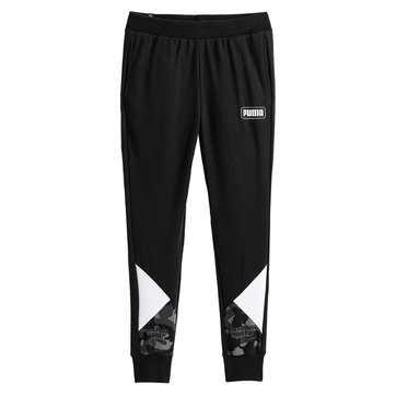 Calças de desporto, em moletão, motivo camuflagem, Rebel Calças de desporto, em moletão, motivo camuflagem, Rebel PUMA