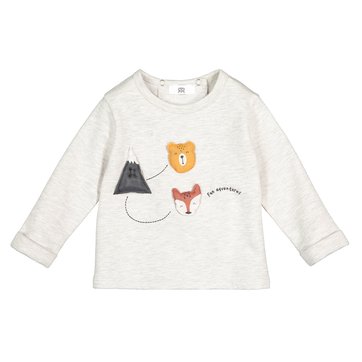 Sweatshirt mit Applikationen, 0-2 Jahre LA REDOUTE COLLECTIONS