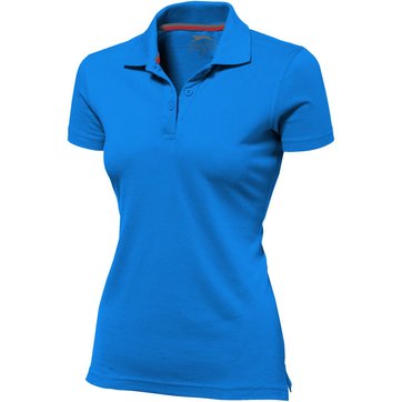 Femme Rouleau Polo Col À Manches Courtes T-Shirt Extensible Slim Casual Basic Plain Tops