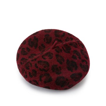 Baskenmütze mit Leopardenmuster LA REDOUTE COLLECTIONS