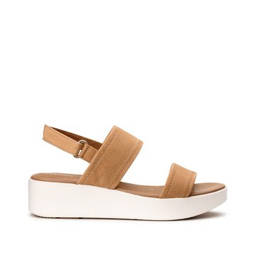 compensé cuir femme
