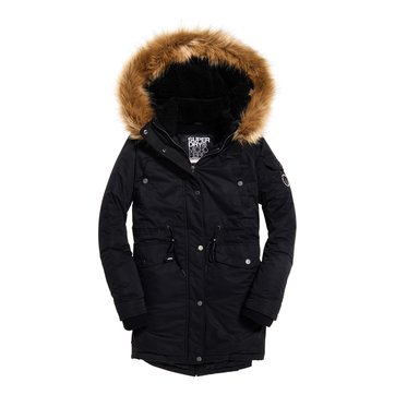 Parka Nadare Microfibra 3/4 con capucha SUPERDRY