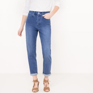 Jeans cropped, cintura subida LA REDOUTE COLLECTIONS