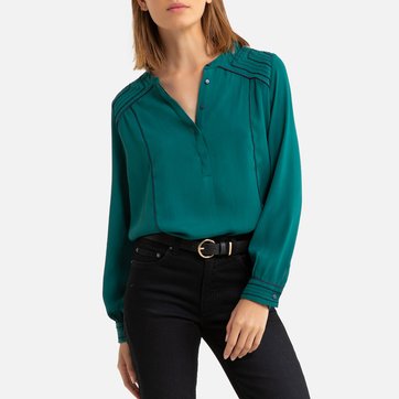Blusa de mangas compridas, gola redonda SEE U SOON