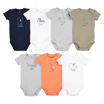 7er-Pack Kurzarm-Bodys, 1 Monat - 3 Jahre LA REDOUTE COLLECTIONS
