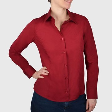 chemise femme rouge