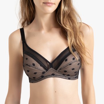BH ohne Formbügel, Tüll, grosszügige Schnittform LA REDOUTE COLLECTIONS