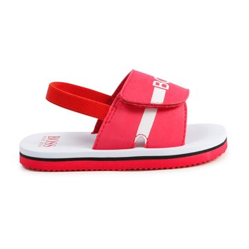 claquette rouge femme