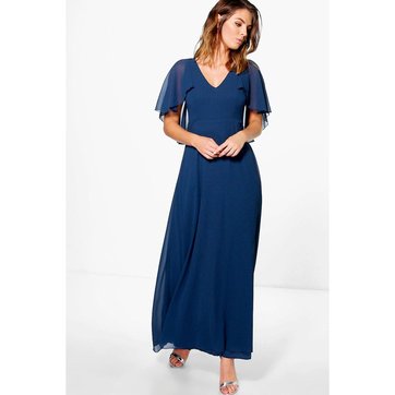 robe lin bleu marine