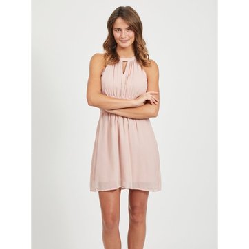 Robe dos nu rose poudré clearance