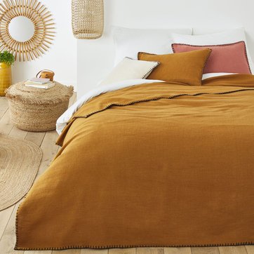 Jaune Polyester Soleil docre Eve Jet/é de lit 240 x 260 cm
