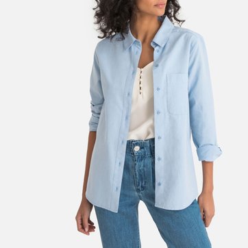 chemise bleue femme