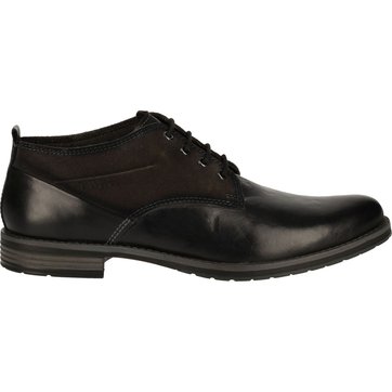 chaussures plates vernis noir homme