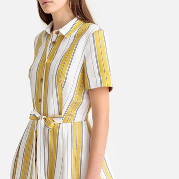 linen mix dresses uk