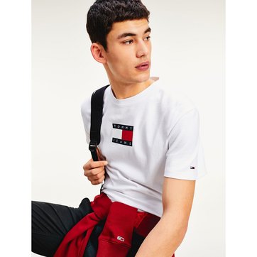 T-shirt com logótipo, Small Flag Tommy T-shirt com logótipo, Small Flag Tommy TOMMY JEANS