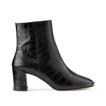 bottines noires montantes petit talon bottines noires montantes petit talon