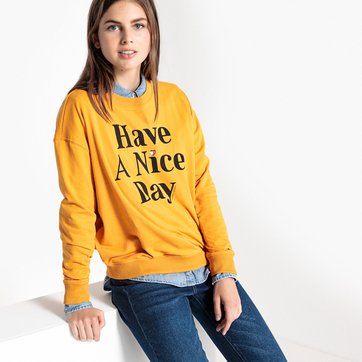 tommy jeans have a nice day sweatshirt
