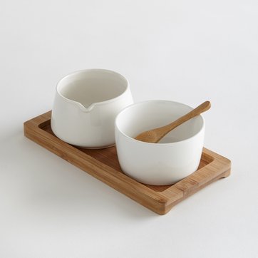 Set aus Milchgefäss und Zuckerschale, Keramik LA REDOUTE INTERIEURS