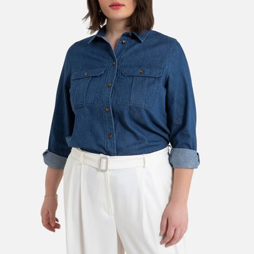 denim worker shirt