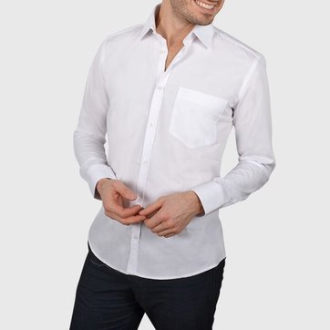 chemise blanche homme cintrée