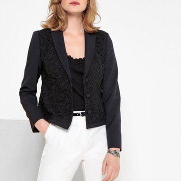 Veste Dentelle Noire Femme La Redoute