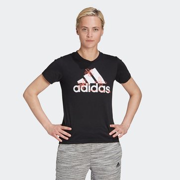 T-shirt de gola redonda, mangas curtas T-shirt de gola redonda, mangas curtas adidas Performance