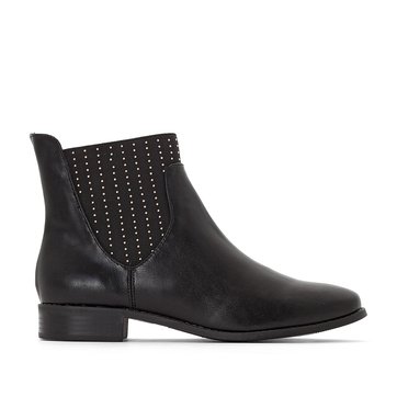 Botines chelsea con detalles de tachuelas LA REDOUTE COLLECTIONS