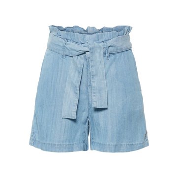 Short Bermuda Miss Me Fille - Taille 12 Ans - Jean Délavé Clair - Bling Cross