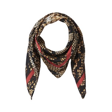 Pequeño fular cuadrado con estampado python Pequeño fular cuadrado con estampado python LA REDOUTE COLLECTIONS