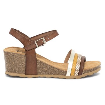 chaussure compensée beige