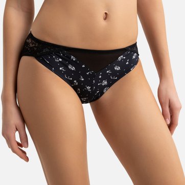 Slip en dentelle imprimé fleur LA REDOUTE COLLECTIONS