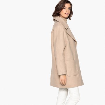 Gabán semilargo con cierre con cremallera, de pleno invierno LA REDOUTE COLLECTIONS