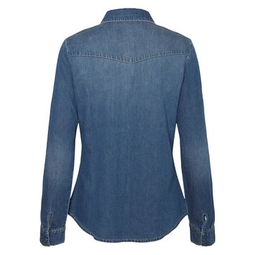 Jeansbluse mit Nietendetails VERO MODA
