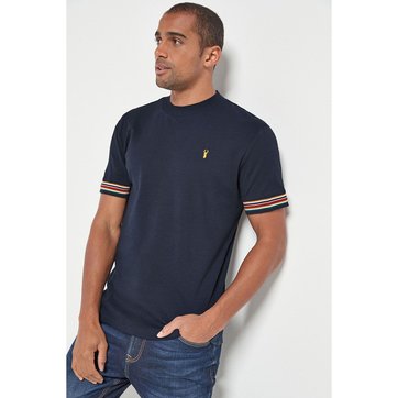 t shirt col cheminée homme