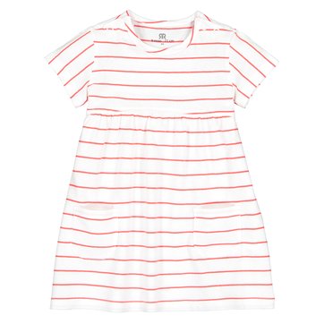 Kurzärmeliges Kleid mit Streifenmuster, 1 Monat - 4 Jahre LA REDOUTE COLLECTIONS