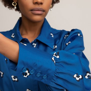 Langärmelige Bluse mit Blumenmuster Langärmelige Bluse mit Blumenmuster LA REDOUTE COLLECTIONS