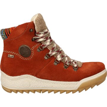 bottines rieker femme rouge