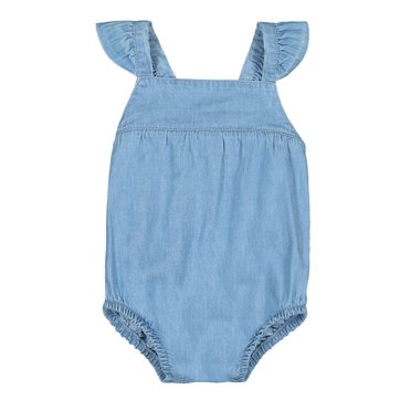 Kurze Spielhose, ärmellos, Denim, 0 Monate - 2 Jahre LA REDOUTE COLLECTIONS