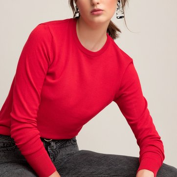 Pull over rouge femme | La Redoute Pull over rouge femme | La Redoute