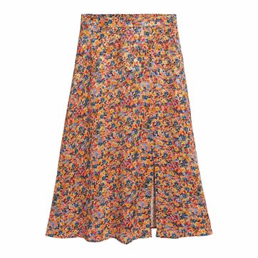 Langer Rock, gerade Form, Blumenmuster LA REDOUTE COLLECTIONS PLUS