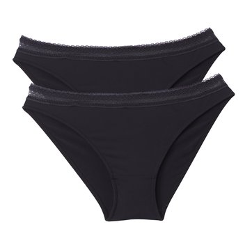 2er-Pack Umstandsslips aus Mikrofaser LA REDOUTE COLLECTIONS