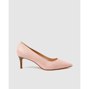 escarpin rose poudré pailleté