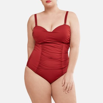 Maillot de bain 1 pièce amincissant bustier LA REDOUTE COLLECTIONS PLUS