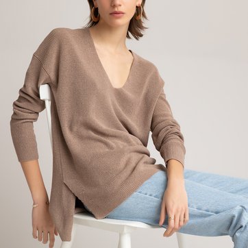 Tunika-Pullover, Glanzgarn LA REDOUTE COLLECTIONS