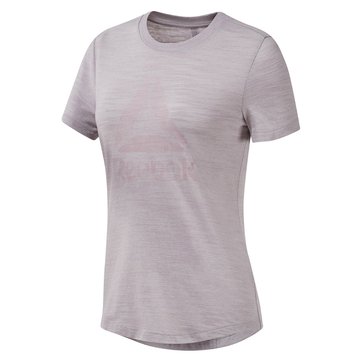 T-shirt de gola redonda, mangas curtas, El Marbl REEBOK