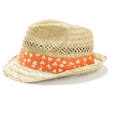 Sombrero con galón coral LA REDOUTE COLLECTIONS