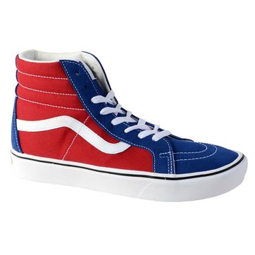 vans rouge montante