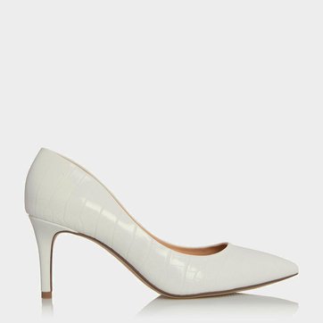 chaussure blanche escarpin