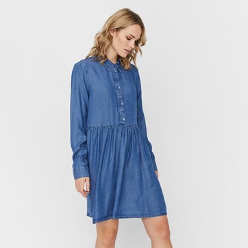 Hemdblusenkleid aus Lyocell VERO MODA