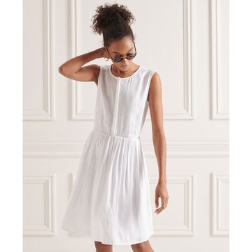robe superdry blanche